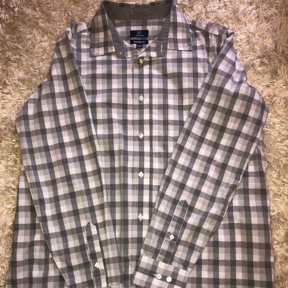 Mens L Dress Shirt